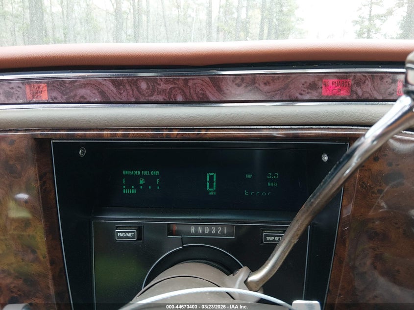 1991 Cadillac Brougham VIN: 1G6DW54E1MR724321 Lot: 44673403