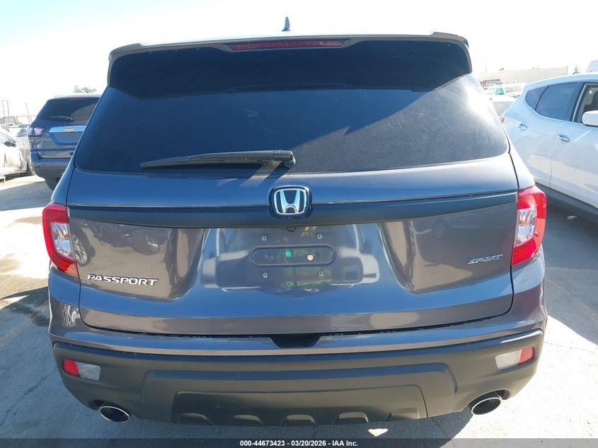 VIN 5FNYF7H26MB008627 2021 HONDA PASSPORT 2WD SPORT