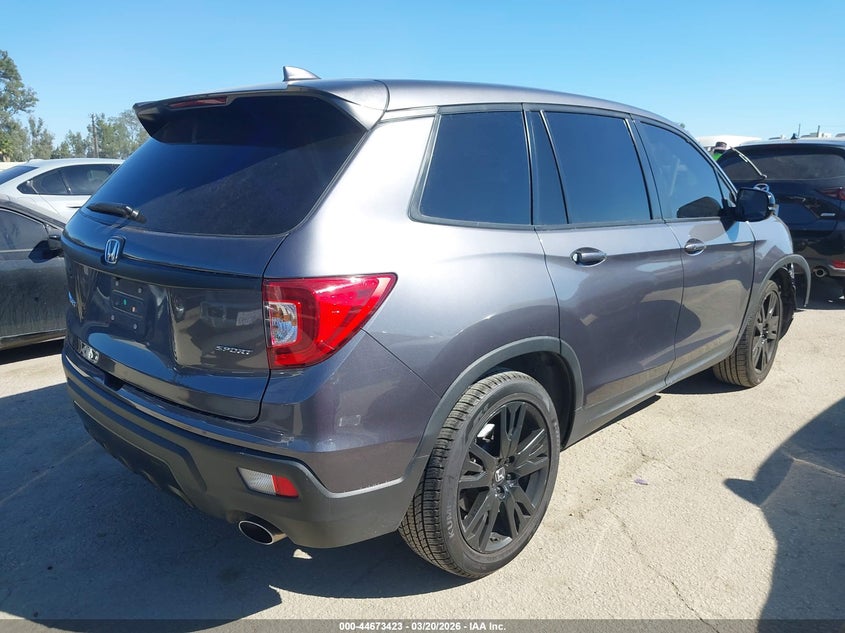 VIN 5FNYF7H26MB008627 2021 HONDA PASSPORT 2WD SPORT
