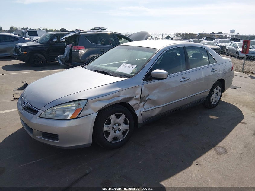2007 Honda Accord 2.4 Lx 3HGCM56427G701476 photo 1