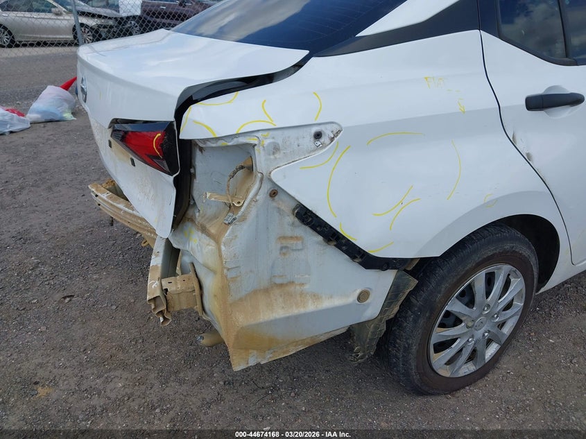 2022 Nissan Versa 1.6 S Xtronic Cvt VIN: 3N1CN8DV0NL825679 Lot: 44674168