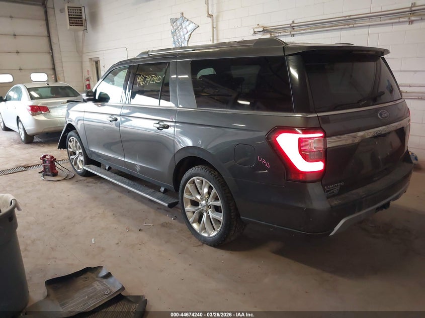 Vin: 1fmjk2at0jea34636, lot: 45171350, ford expedition max limited 20183