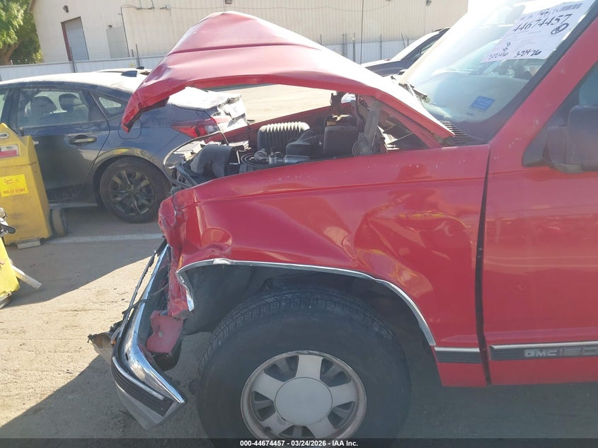 1997 GMC Sierra 1500 Sl Wideside VIN: 2GTEC19R8V1545993 Lot: 44674457