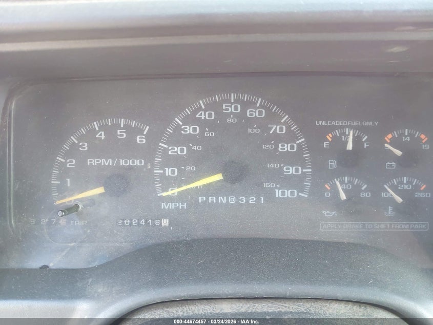 1997 GMC Sierra 1500 Sl Wideside VIN: 2GTEC19R8V1545993 Lot: 44674457