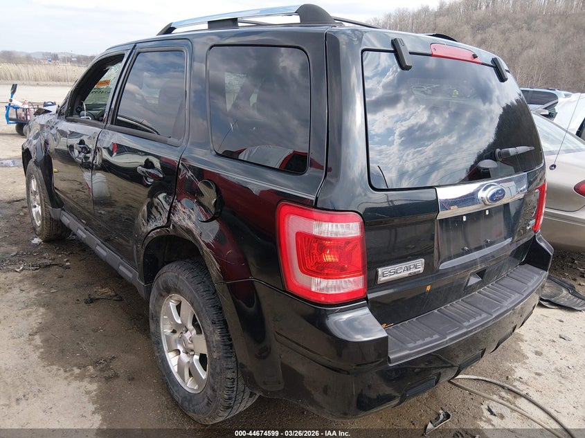 Vin: 1fmcu9eg1ckb79729, lot: 45171708, ford escape limited 20123
