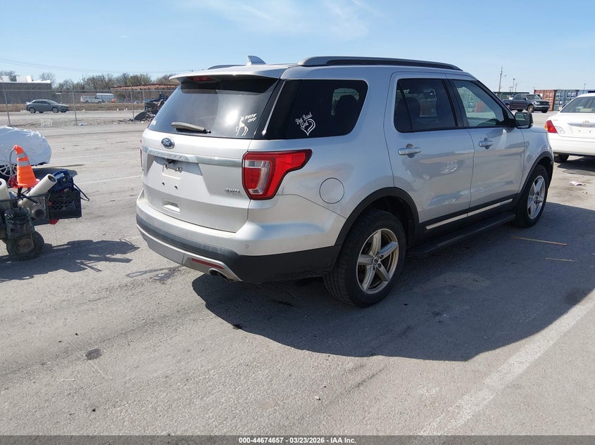 Vin: 1fm5k8d80hgd38608, lot: 45171767, ford explorer xlt 20174