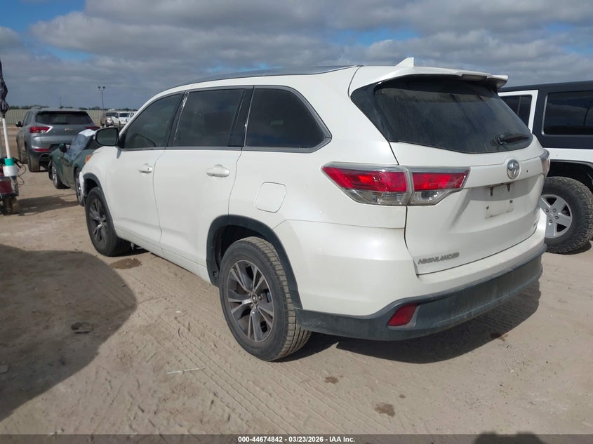 2016 Toyota Highlander Xle V6