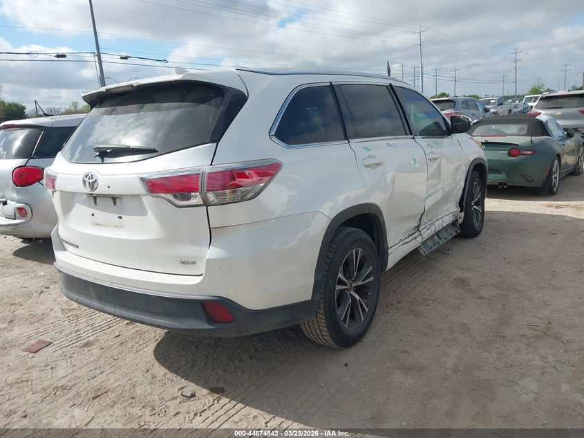 2016 Toyota Highlander Xle V6