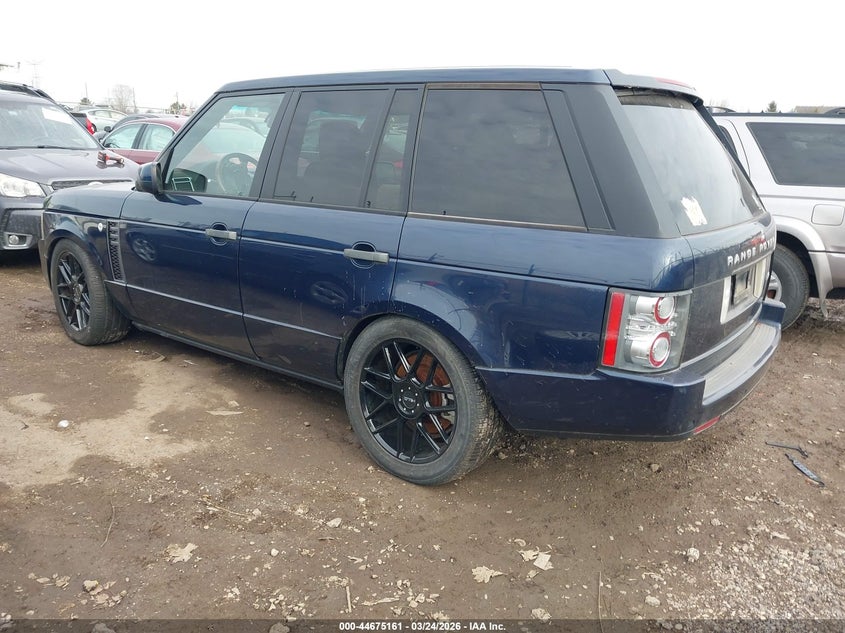 2011 Land rover RANGE ROVER 5.0 Hse blue Lot 111044675161 Vin SALMF1D40BA331878