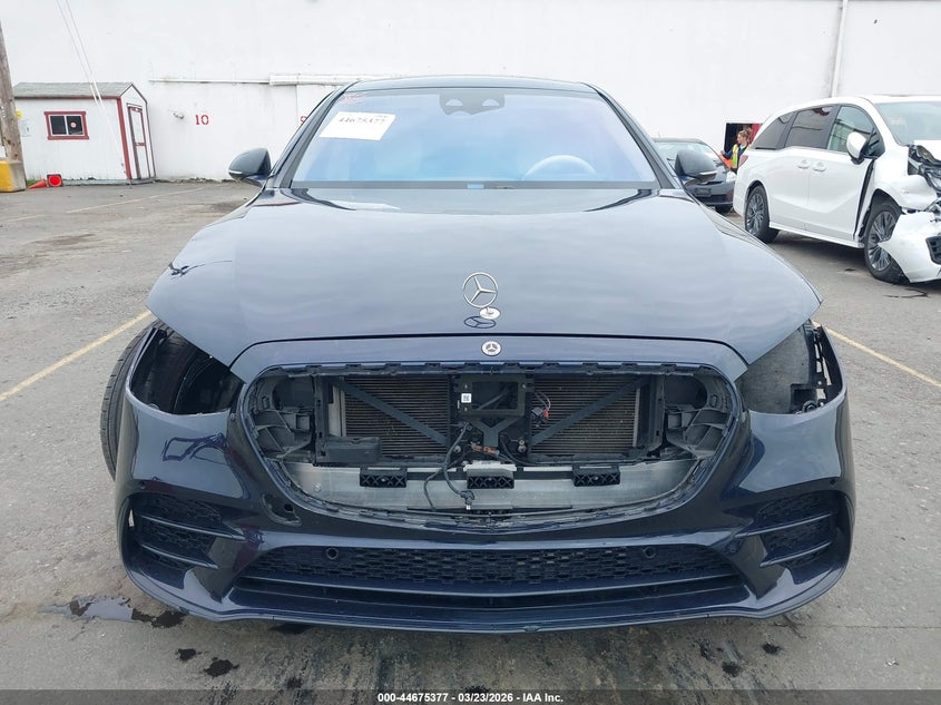 2022 Mercedes-Benz S 580 4Matic VIN: W1K6G7GBXNA151022 Lot: 44675377