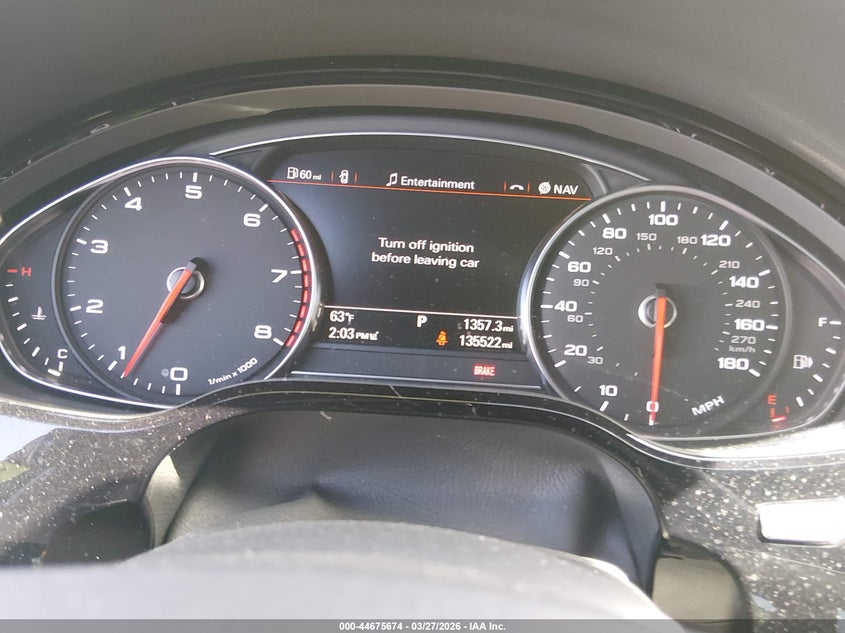 2017 Audi A8 L 3.0T VIN: WAU44AFD4HN005672 Lot: 44675674