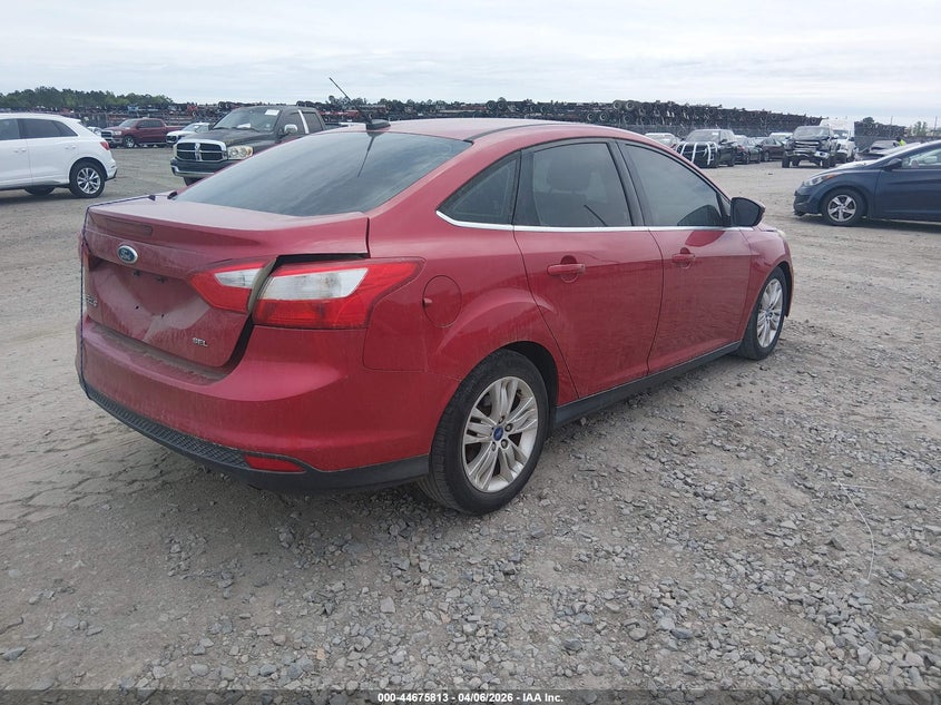 Vin: 1fahp3h21cl128357, lot: 45172923, ford focus sel 20124
