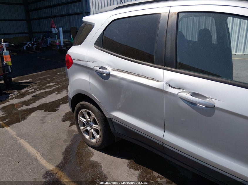 VIN MAJ3P1TE7JC200496 2018 FORD ECOSPORT SE
