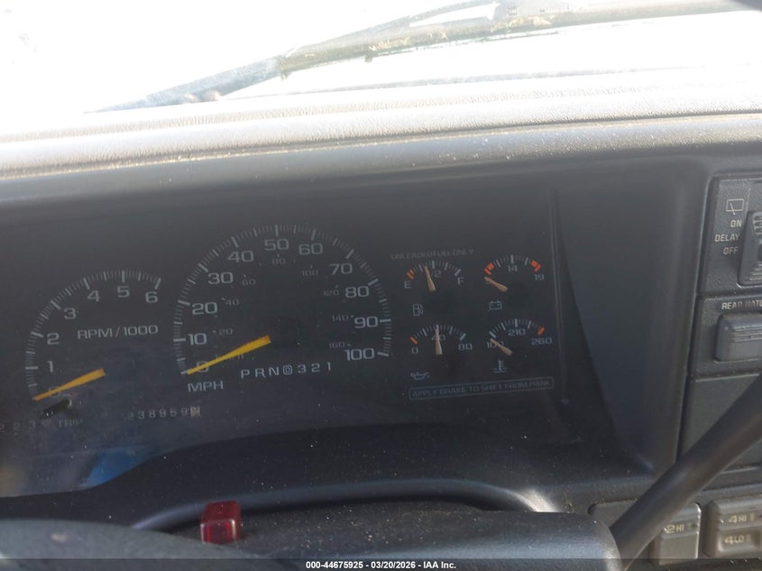 1997 Chevrolet Tahoe Ls VIN: 1GNEK13R2VJ423414 Lot: 44675925