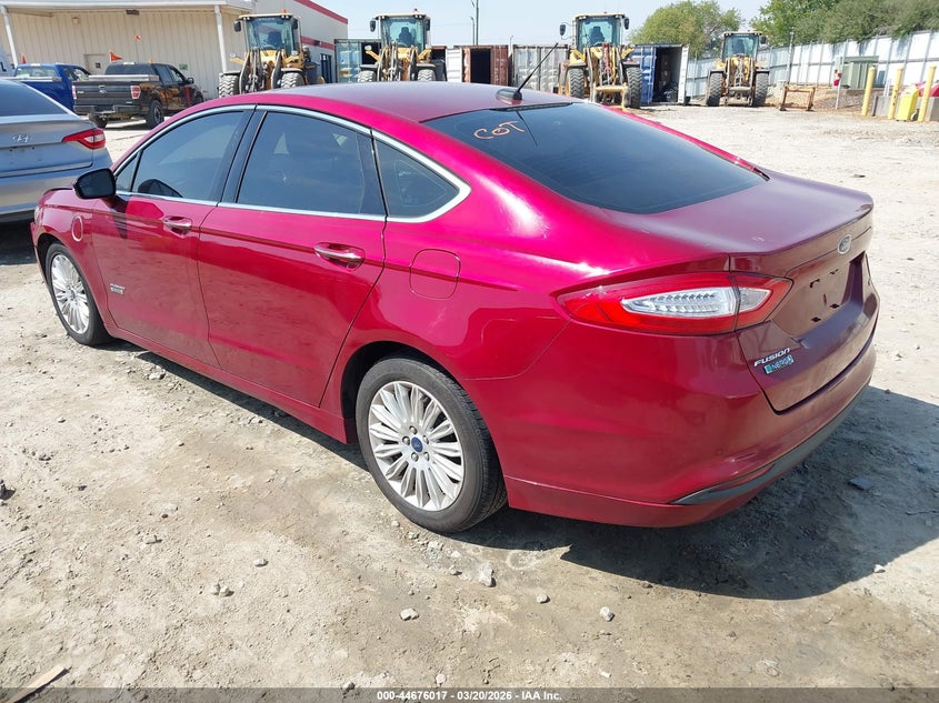 2015 Ford Fusion Energi Se Luxury