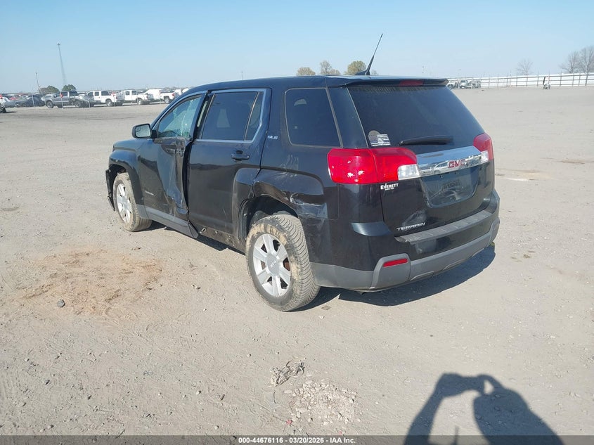 2012 Gmc Terrain 2.4 Sle-1 black Lot 111044676116 Vin 2GKALMEK4C6303585