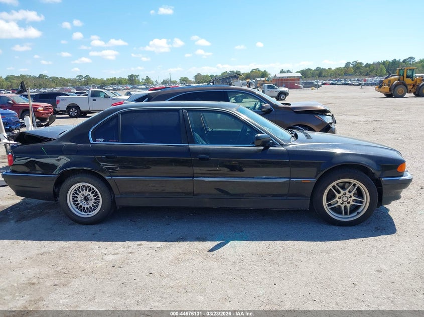 2000 BMW 740Il VIN: WBAGH8344YDP09519 Lot: 44676131