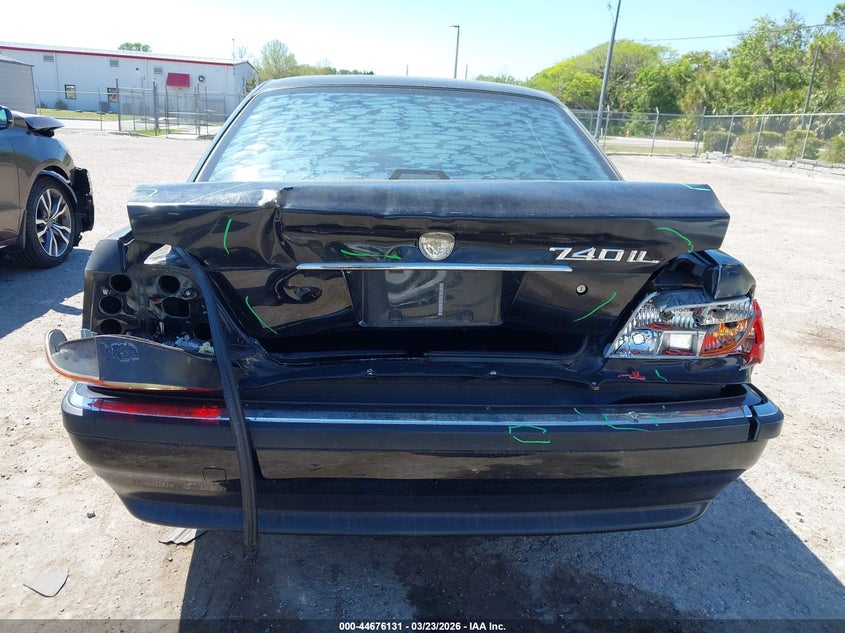 2000 BMW 740Il VIN: WBAGH8344YDP09519 Lot: 44676131