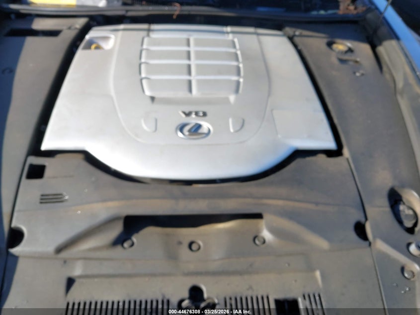 2016 Lexus Ls 460 VIN: JTHCL5EFXG5026728 Lot: 44676308