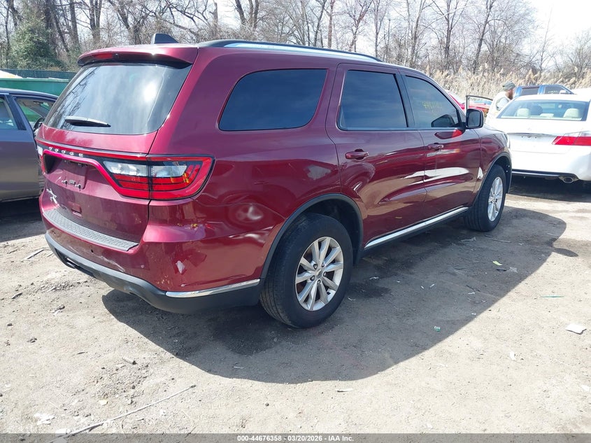 Vin: 1c4rdjag8lc376851, lot: 45173473, dodge durango sxt plus awd 20204