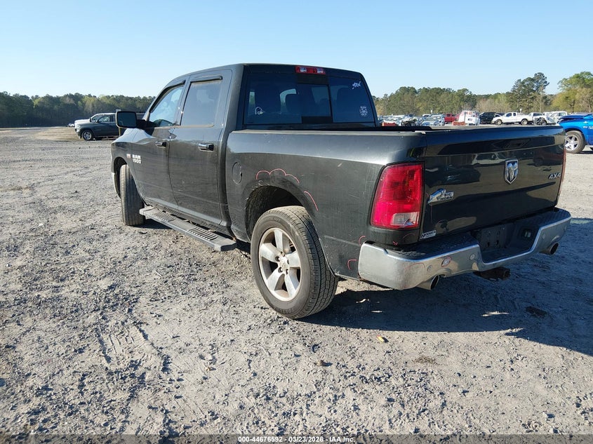 Vin: 3c6rr7lt7hg794831, lot: 45173707, ram 1500 big horn  4x4 5'7 box 20173