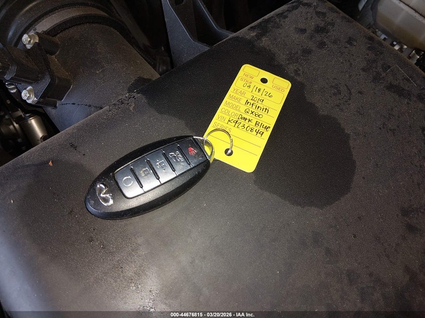 2019 Infiniti Qx80 Limited/Luxe VIN: JN8AZ2NE8K9230849 Lot: 44676815