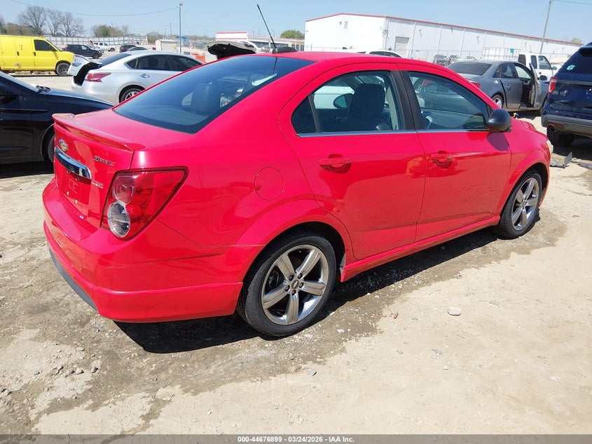 2015 Chevrolet Sonic Rs Manual