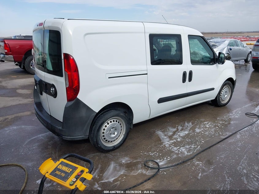 Vin: zfberfabxh6g55201, lot: 45174049, ram promaster city tradesman 20174