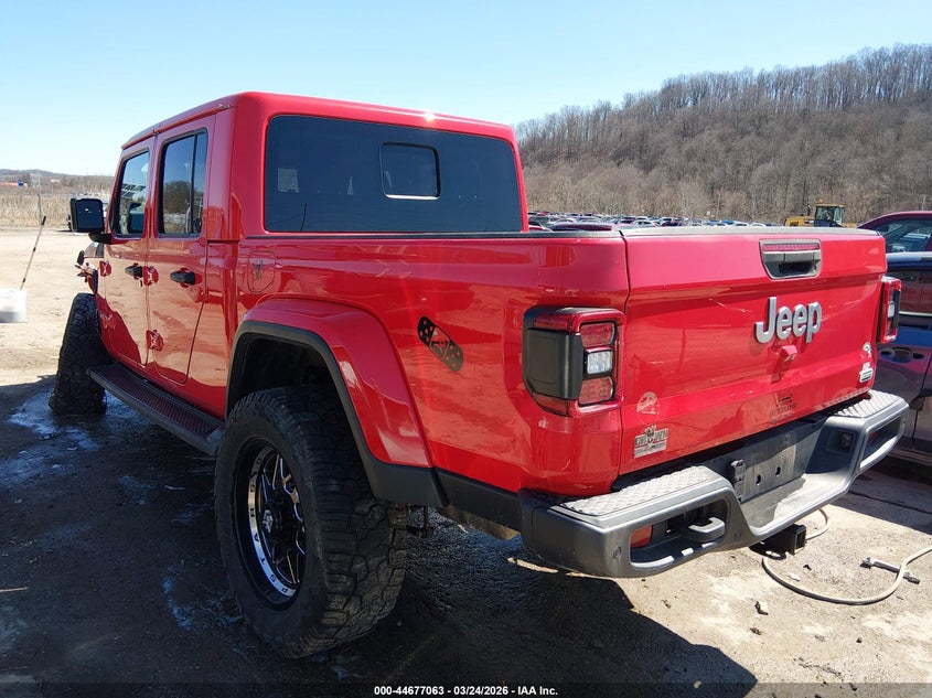 Vin: 1c6hjtfg6ll189222, lot: 45174178, jeep gladiator overland 4x4 20203