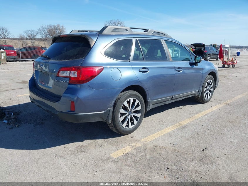 Vin: 4s4bsbnc3f3288598, lot: 45174282, subaru outback 2.5i limited 20154