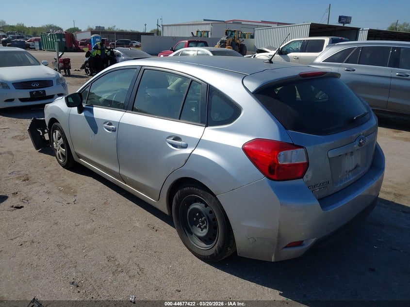 Vin: jf1gpaa61fh270731, lot: 45174537, subaru impreza 2.0i 20153