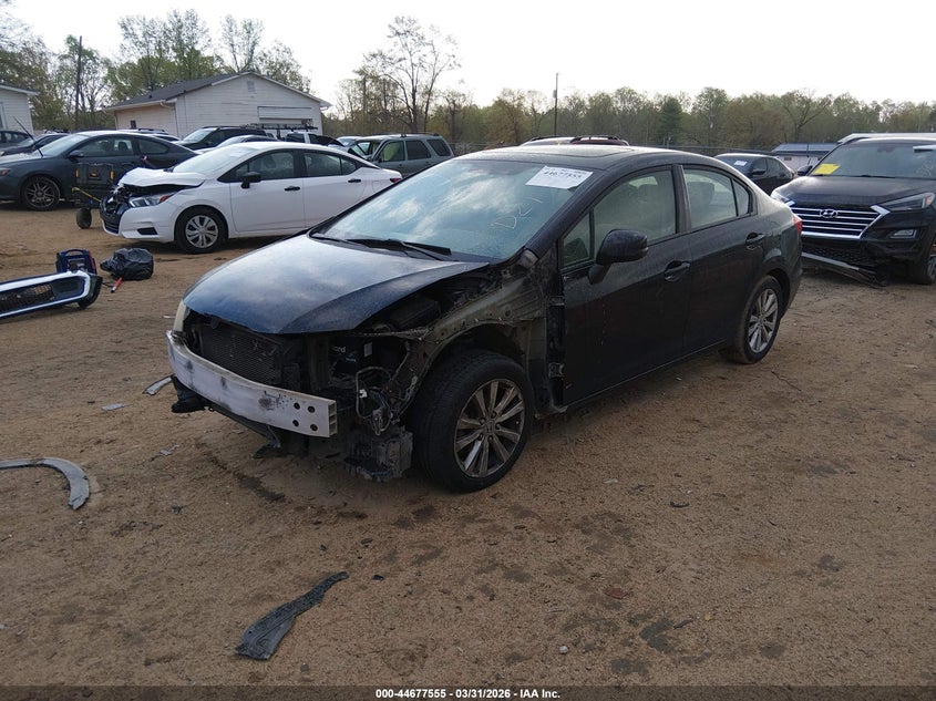 2012 Honda Civic 1.8 Ex Black Lot 111044677555 Vin 19XFB2F86CE330489