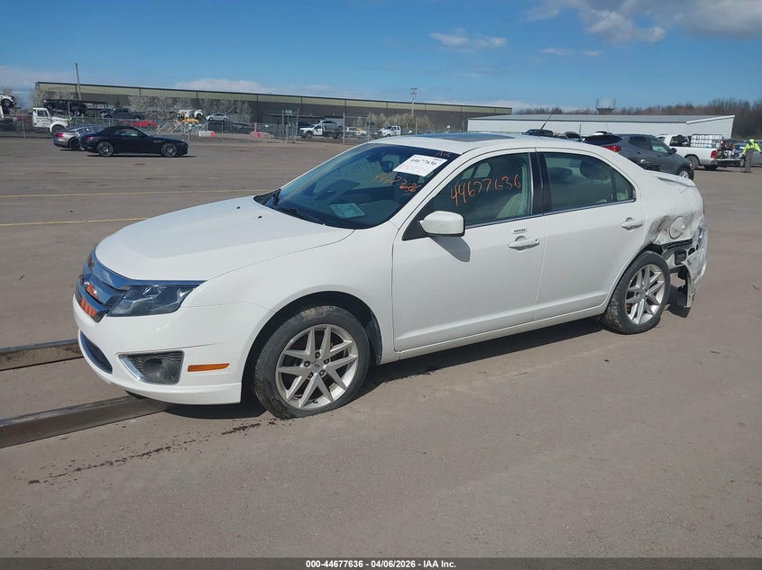 Vin: 3fahp0jg7cr105106, lot: 45174750, ford fusion sel 20122