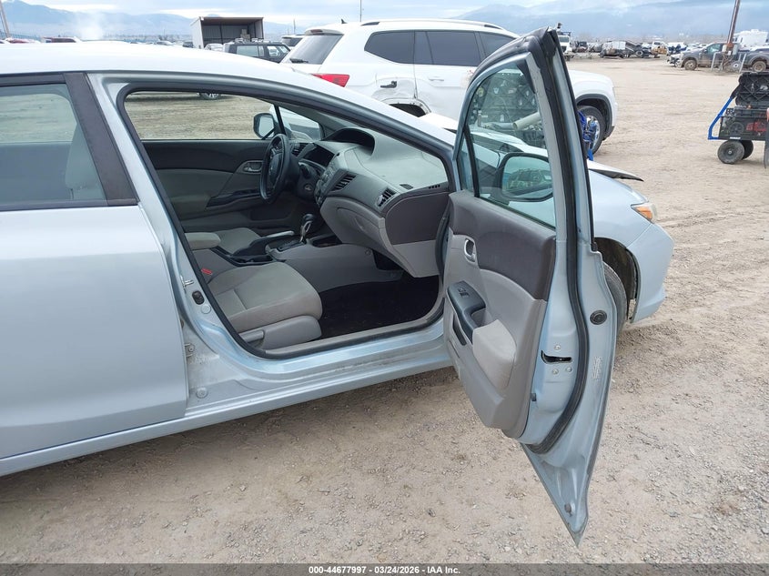 2012 Honda Civic 1.8 Lx blue Lot 111044677997 Vin 2HGFB2F58CH527966