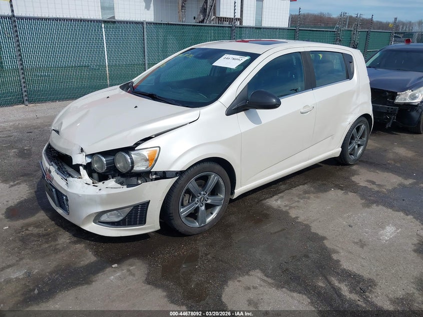2014 Chevrolet Sonic Rs Auto