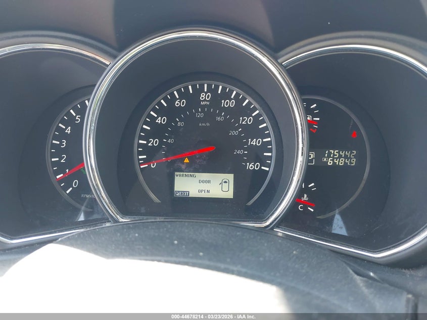 2013 Nissan Murano Le/S/Sl/Sv VIN: JN8AZ1MW3DW322413 Lot: 44678214