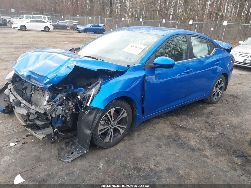 2021 Nissan Sentra Sv Xtronic Cvt 3N1AB8CV7MY227883 photo 1