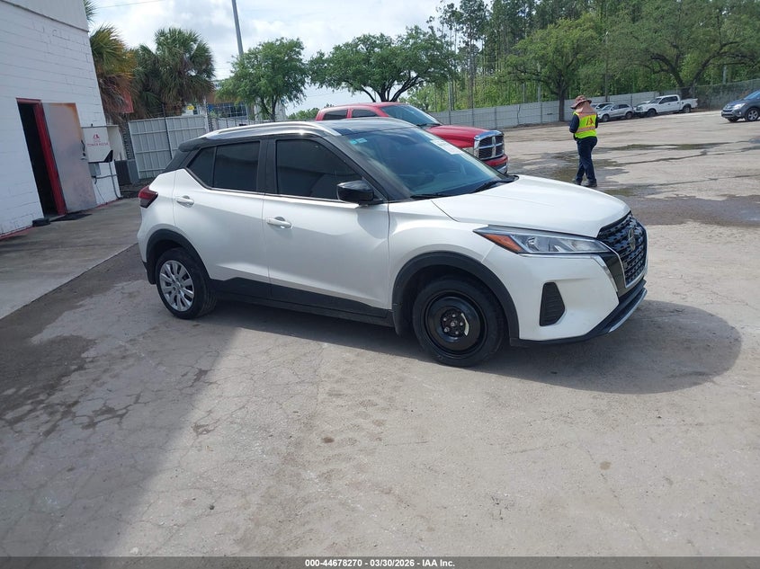 3N1CP5CV6ML554037 2021 Nissan Kicks Sv Xtronic Cvt auction photo 1