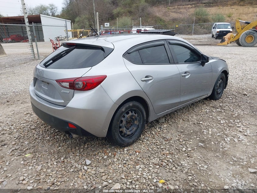 Vin: jm1bm1j74g1313958, lot: 45175535, mazda mazda3 i sport 20164