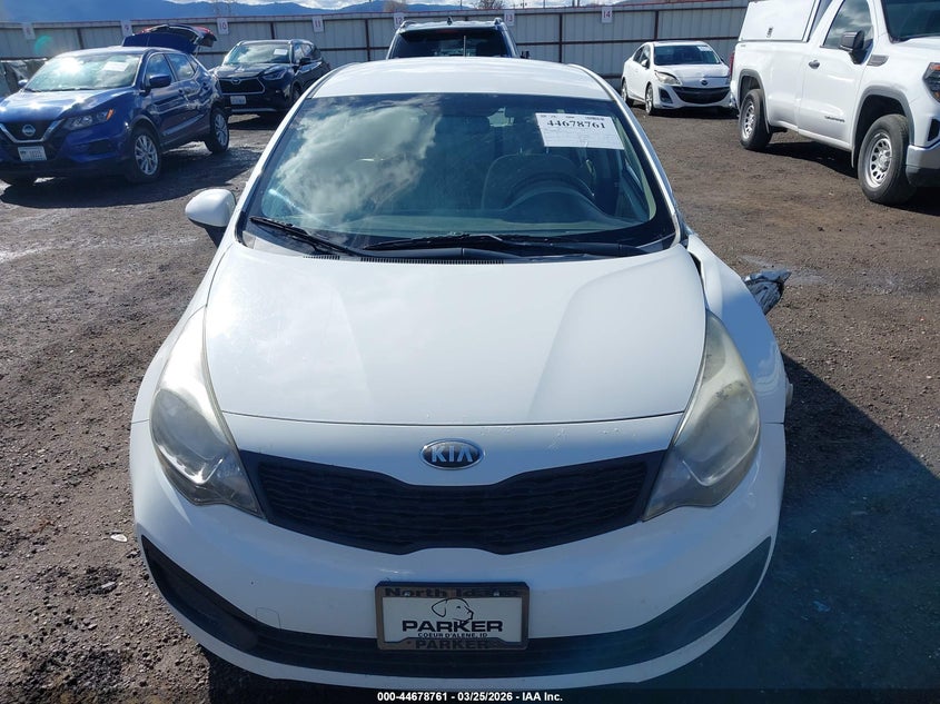 2013 Kia Rio Lx VIN: KNADM4A32D6231505 Lot: 44678761