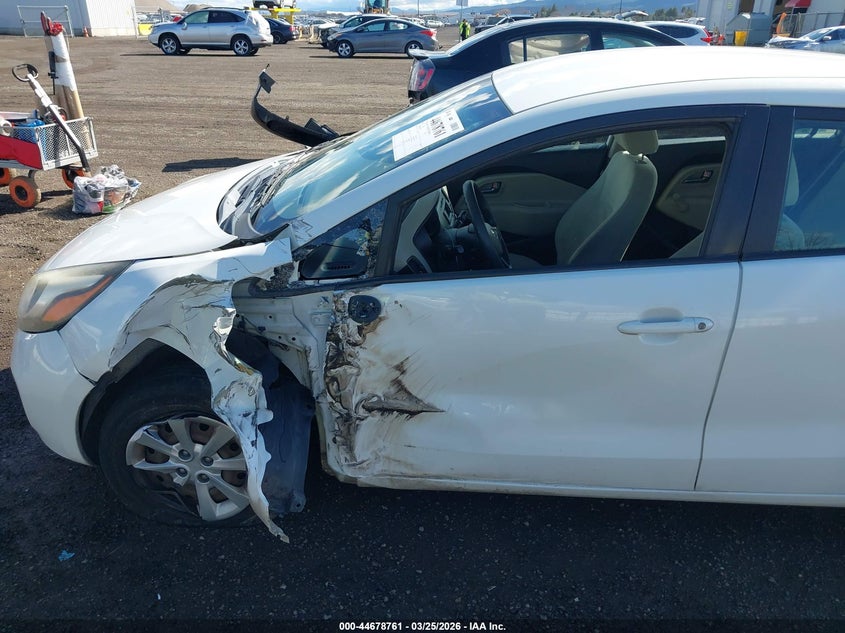 2013 Kia Rio Lx VIN: KNADM4A32D6231505 Lot: 44678761