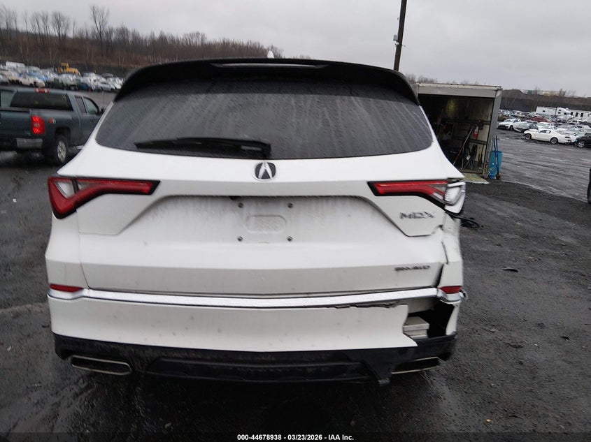 2022 Acura Mdx Standard VIN: 5J8YE1H34NL027475 Lot: 44678938
