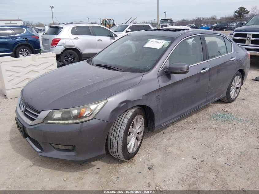 2014 Honda Accord Ex-L V-6 1HGCR3F86EA034738 photo 1