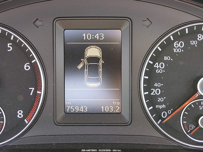 2014 Volkswagen Eos Komfort VIN: WVWBW8AH5EV005697 Lot: 44679093