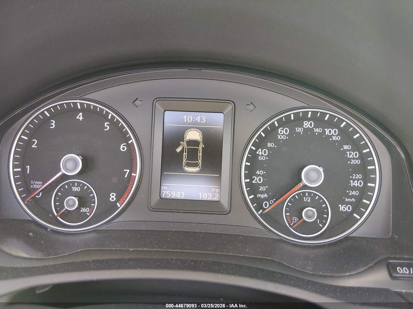 2014 Volkswagen Eos Komfort VIN: WVWBW8AH5EV005697 Lot: 44679093