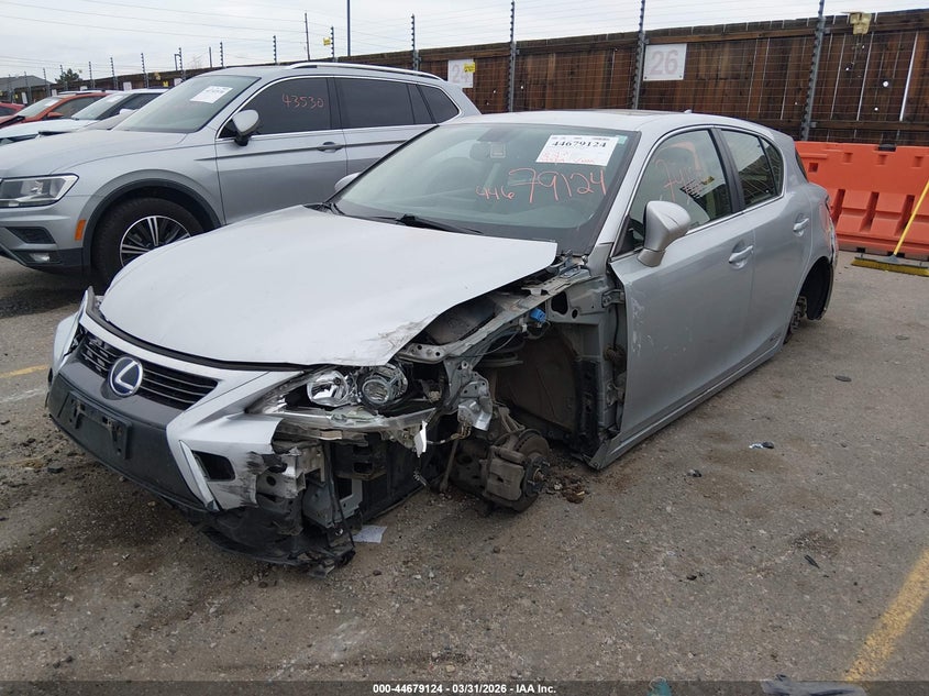 Vin: jthkd5bh1g2265245, lot: 45176239, lexus ct 200h 20162