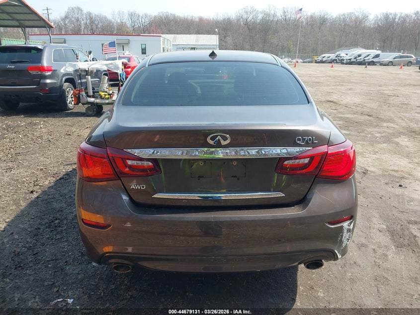 2016 Infiniti Q70L 3.7X VIN: JN1BY1PR0GM720335 Lot: 44679131