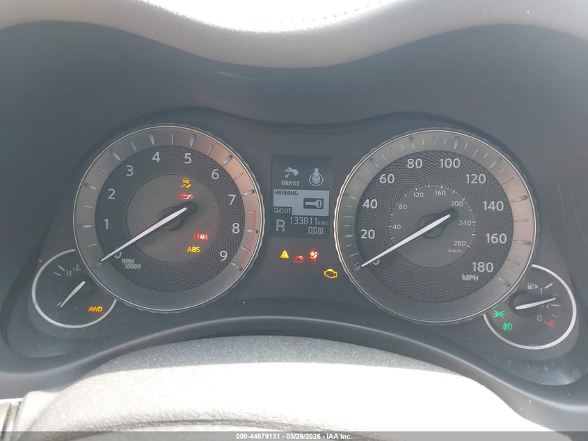 2016 Infiniti Q70L 3.7X VIN: JN1BY1PR0GM720335 Lot: 44679131