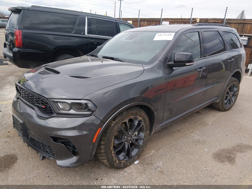 Vin: 1c4sdjct1rc257186, lot: 45176374, dodge durango r/t plus awd 20242