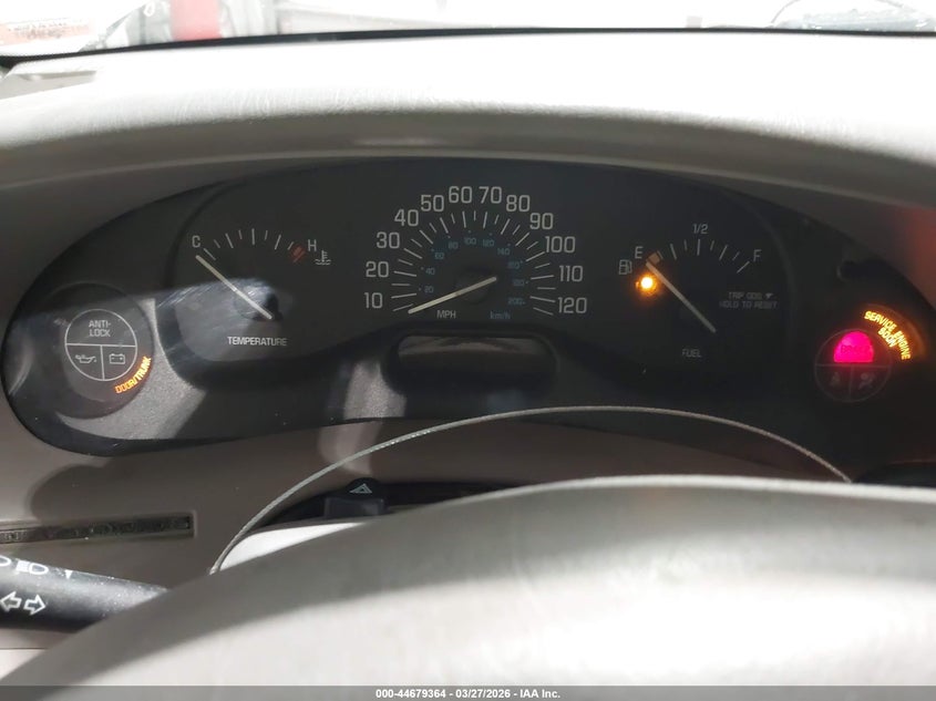 2000 Buick Century Custom VIN: 2G4WS52J7Y1316255 Lot: 44679364